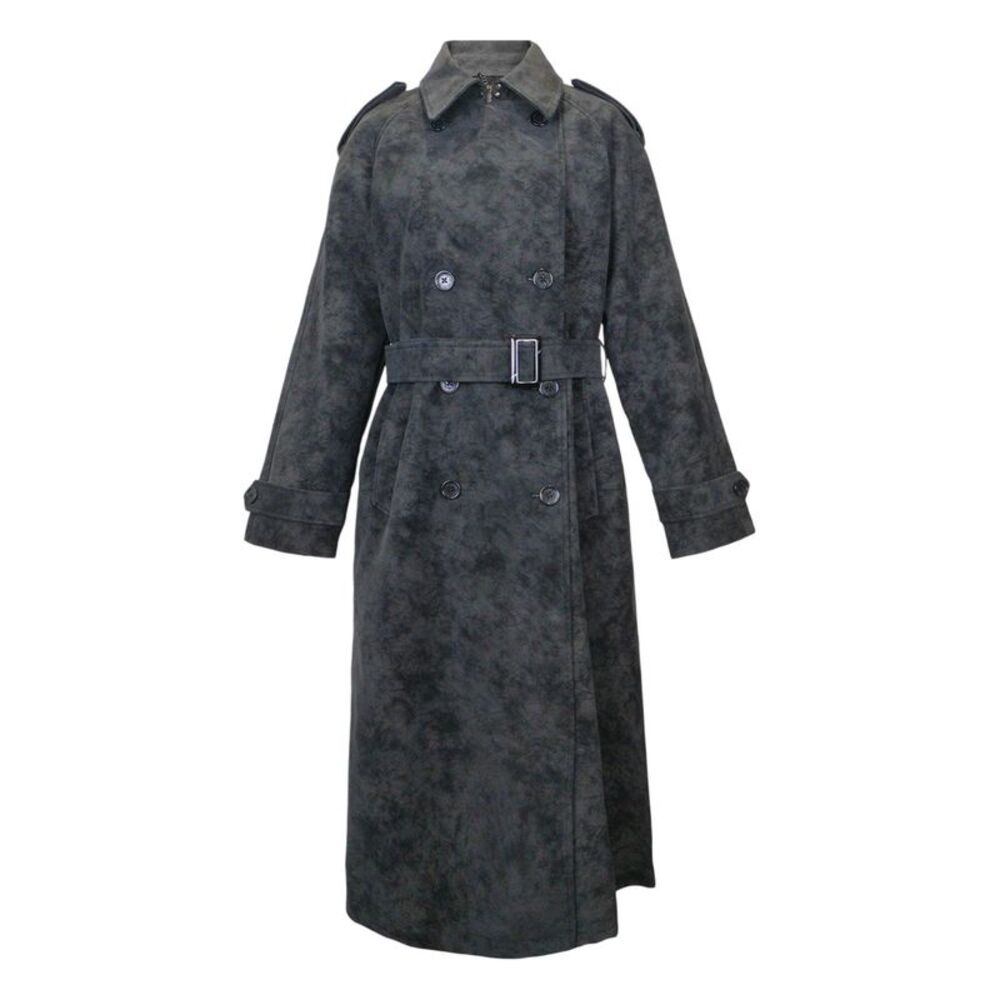 Biba Womens/Ladies Faux Leather Trench Coat / Black